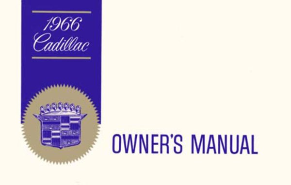 1966 Cadillac All Models Owner's Manual