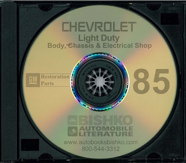 1985 Chevrolet C10, C20, C30, K10, K20, K30 Light Duty, G