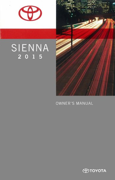2015 Toyota Sienna Owner's Manual