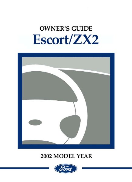 2002 Ford Escort ZX2 Owner's Manual