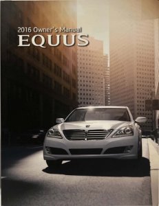 2016 Hyundai Equus Owner's Manual