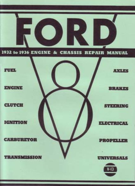 1932–1936 Ford V-8 Factory Shop Service Manual
