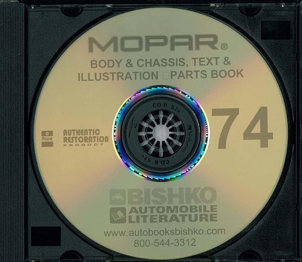 1974 Mopar Chrysler Dodge Desoto Plymouth Part Numbers Book PDF List Guide