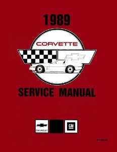 1989 Chevrolet Corvette Factory Shop Service Manual