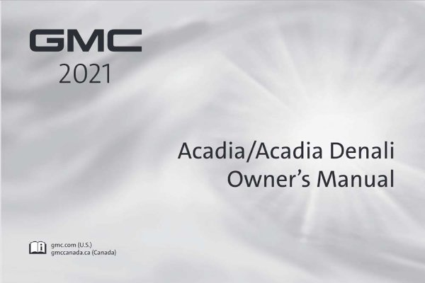 2021 GMC Acadia Owner's Manual