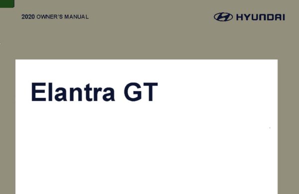 2020 Hyundai Elantra GT Owner's Manual