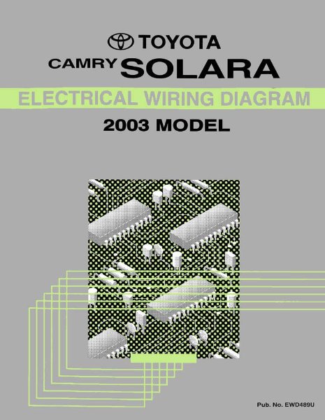 2003 Toyota Camry Solara Wiring Diagrams Manual