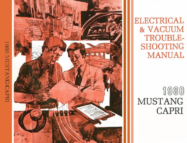 1980 Ford Mustang, Capri Wiring Diagrams Manual
