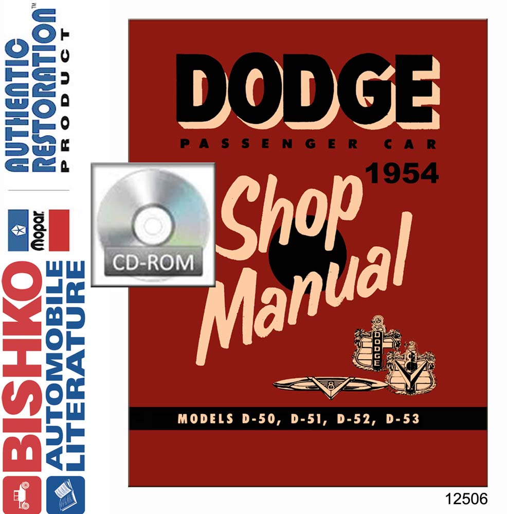 1954 DODGE Body, Chassis & Electrical Service Manual