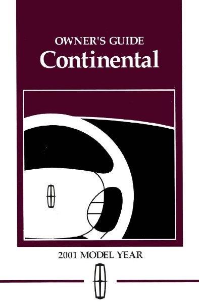 2001 Lincoln Continental Owner's Manual