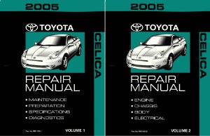 2005 Toyota Celica Factory Shop Service Manual