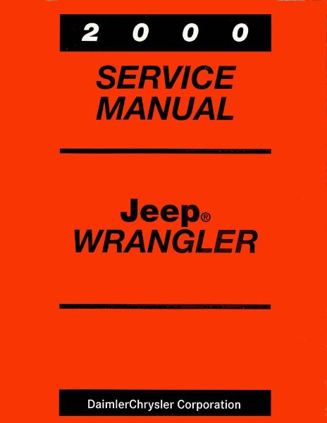 2000 Jeep Wrangler Factory Shop Service Manual