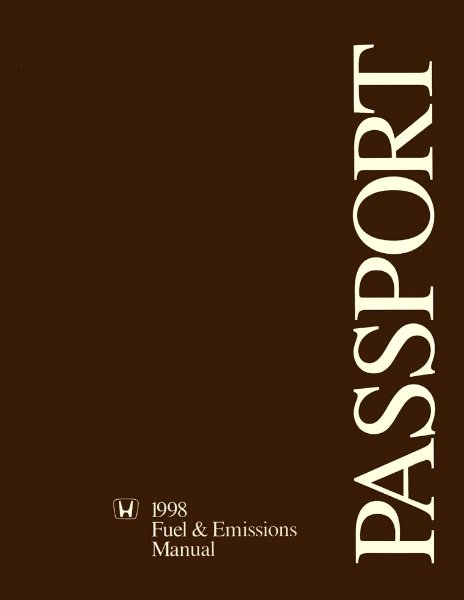 1998 Honda Passport Factory Shop Service Manual