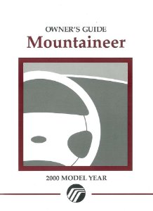 2000 Mercury Mountaineer Owner's Manual