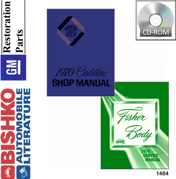 1970 Cadillac ALL MODELS FISHER BODY Factory Shop Service Manual