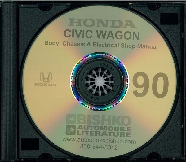 1990 Honda Civic Wagon Factory Shop Service Manual