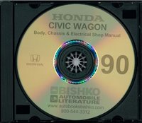 1990 HONDA CIVIC WAGON Body, Chassis & Electrical Service Manual sample image