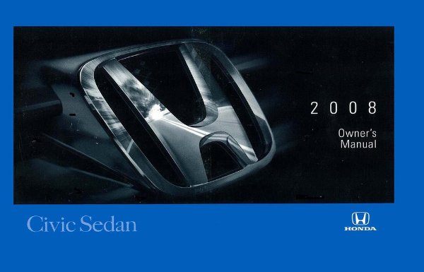 2008 Honda Civic Sedan Owner's Manual