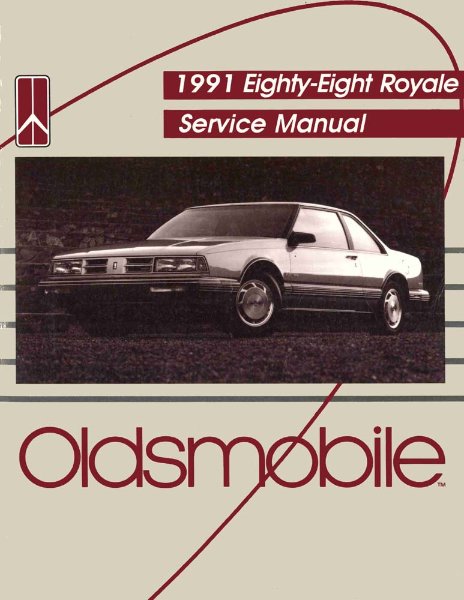 1991 Oldsmobile 88 Royale Factory Shop Service Manual