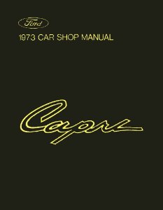 1973 Mercury Capri Factory Shop Service Manual
