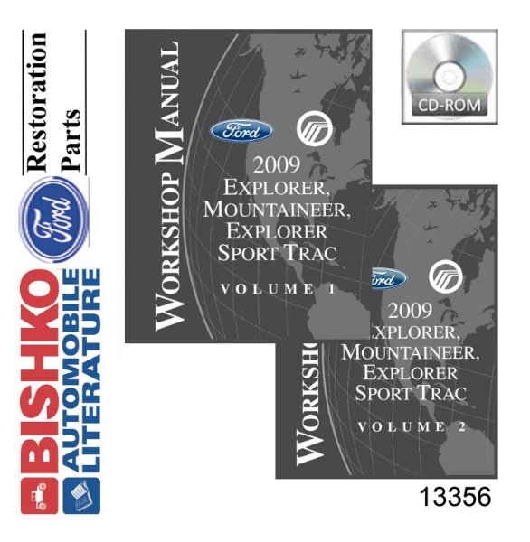 2009 Ford Truck Explorer, Mountaineer Factory Shop Service Manual