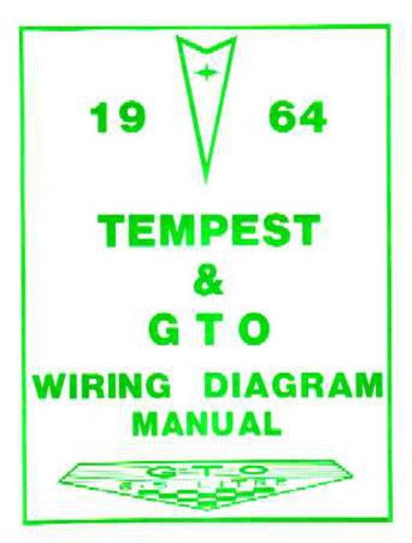 1964 Pontiac GTO, Tempest Wiring Diagrams Manual