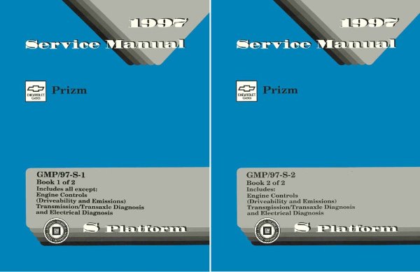 1997 Chevrolet Prizm Factory Shop Service Manual