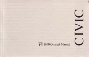 1999 Honda Civic Sedan Owner's Manual