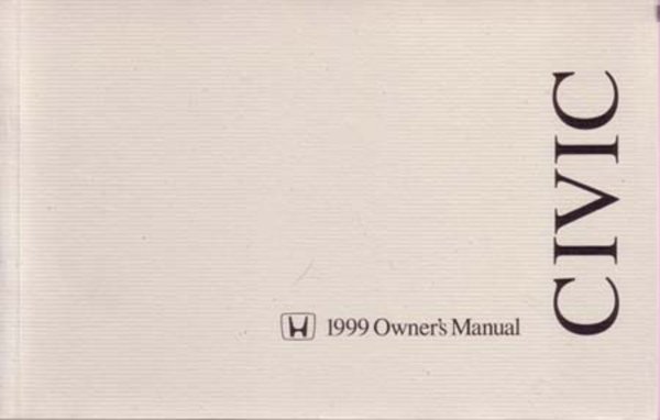 1999 Honda Civic Sedan Owner's Manual