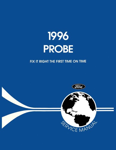 1996 Ford Probe Factory Shop Service Manual