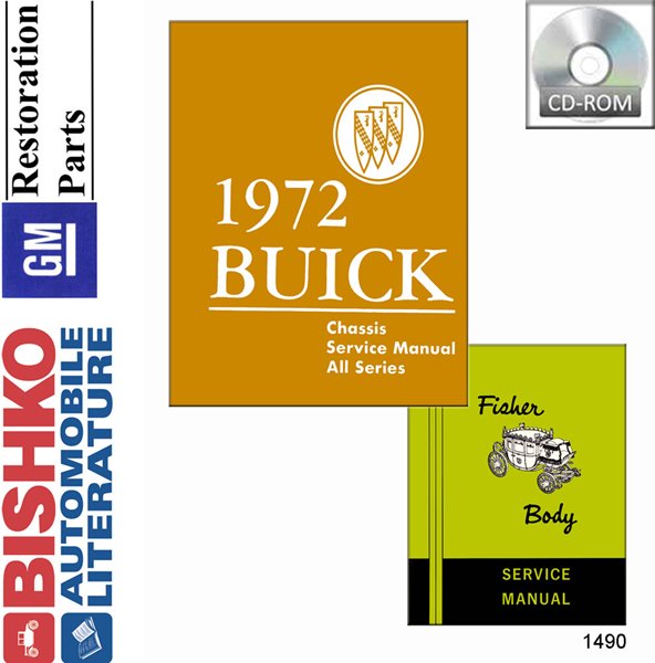 1972 Buick ALL MODELS FISHER BODY Factory Shop Service Manual