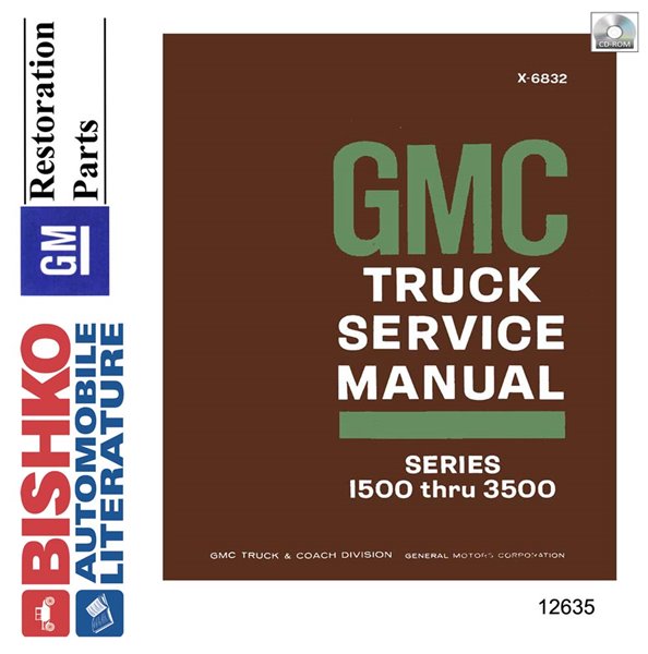 1968 GMC 1500-3500 Truck Factory Shop Service Manual