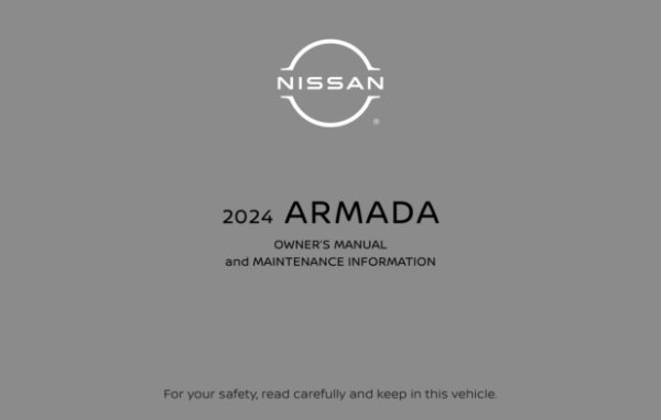 2024 Nissan Armada Owner's Manual