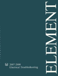 2007–2008 Honda Element Factory Shop Service Manual