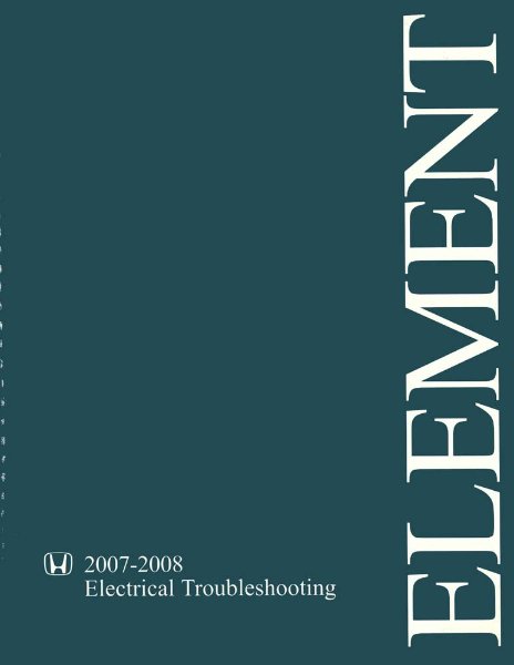 2007–2008 Honda Element Factory Shop Service Manual