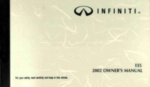 2002 Infiniti I35 Owner's Manual
