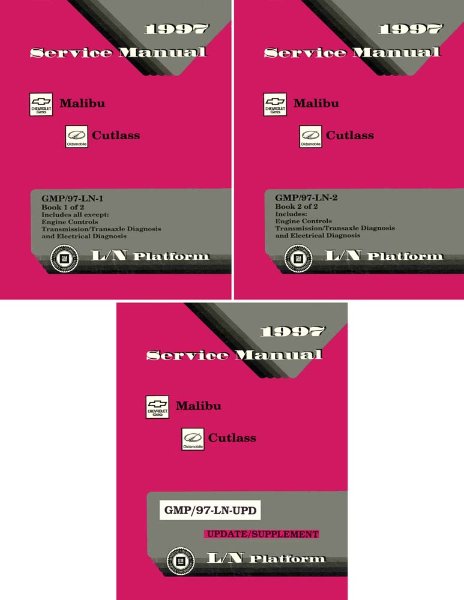 1997 Chevrolet Malibu, Cutlass Factory Shop Service Manual