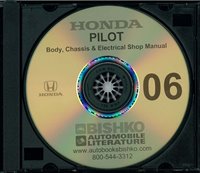 2006 HONDA PILOT Body, Chassis & Electrical Service Manual w/ETM Manual sample image