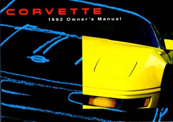 1992 Chevrolet Corvette Owner's Manual