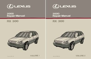 2000 Lexus RX 300 Factory Shop Service Manual