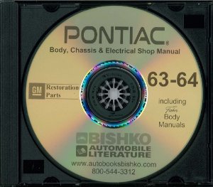 1963–1964 Pontiac ALL MODELS FISHER BODY Factory Shop Service Manual