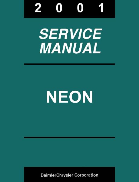 2001 Dodge Neon Factory Shop Service Manual