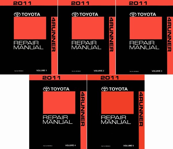 2011 Toyota 4-Runner Factory Shop Service Manual