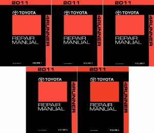 2011 Toyota 4-Runner Factory Shop Service Manual