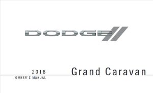 2018 Dodge Grand Caravan Owner's Manual