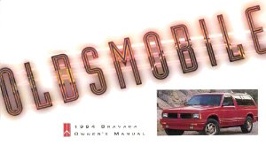 1994 Oldsmobile Bravada Owner's Manual