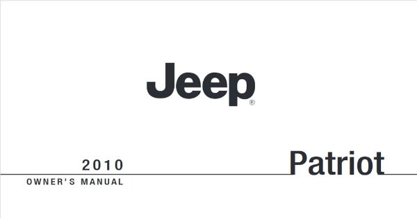 2010 Jeep Patriot Owner's Manual