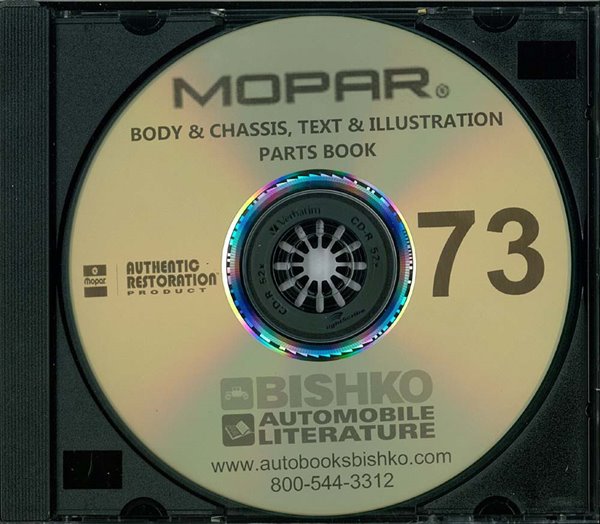 1973 Mopar Chrysler Dodge Desoto Plymouth Parts Numbers Book List PDF Interchange