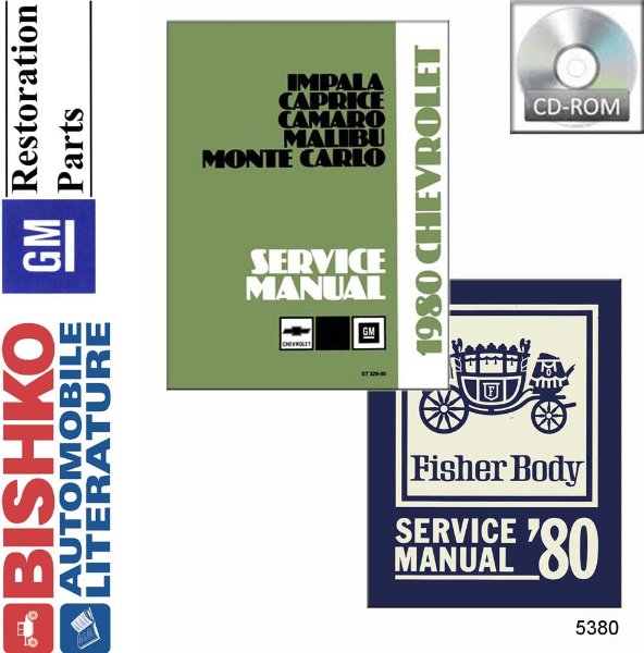 1980 Chevrolet Caprice, Impala, Malibu, Monte Carlo Factory Shop Service Manual