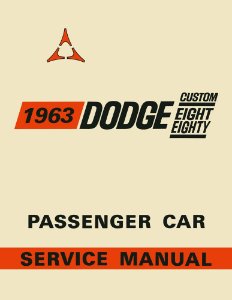 1963 Dodge 880 Factory Shop Service Manual
